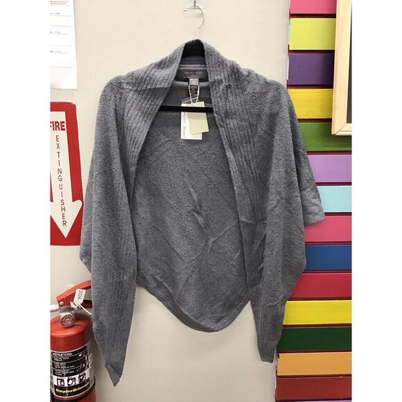 Barefoot Dreams Sweaters - Barefoot dreams cozychic lite ribbed collar wrap shadow blue missy one size